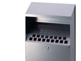 Askebæger Durable A2926349 vægmonteret sølv