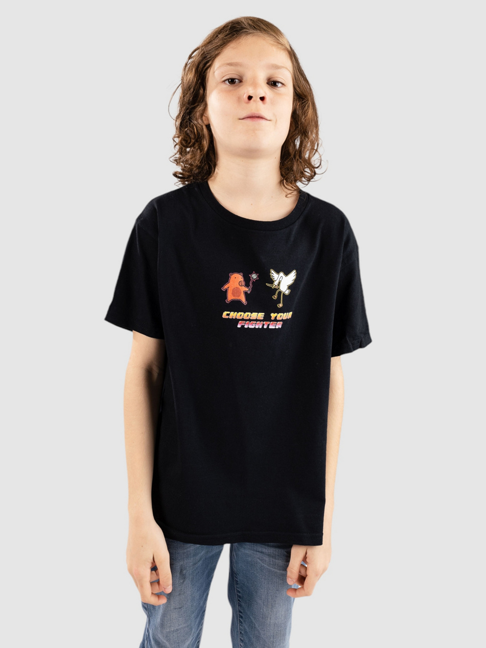 A.LAB Choose Your Fighter Kids T-Shirt black