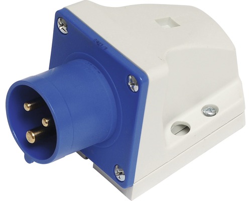 CEE wandcontactdoos PCE 16A IP44 3-polig blauw