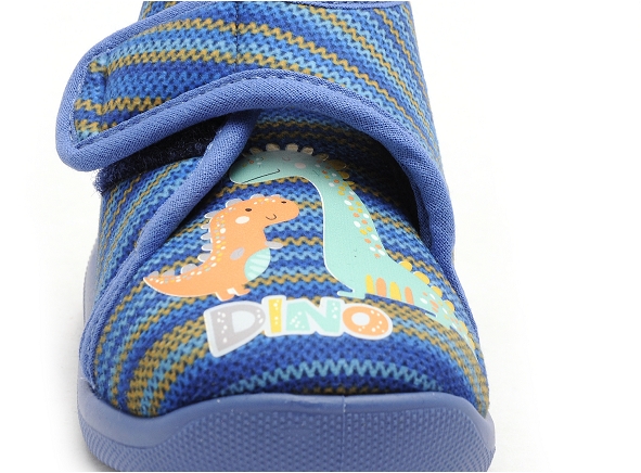 Bossi chaussons bebe galia 0068 velcro bleu