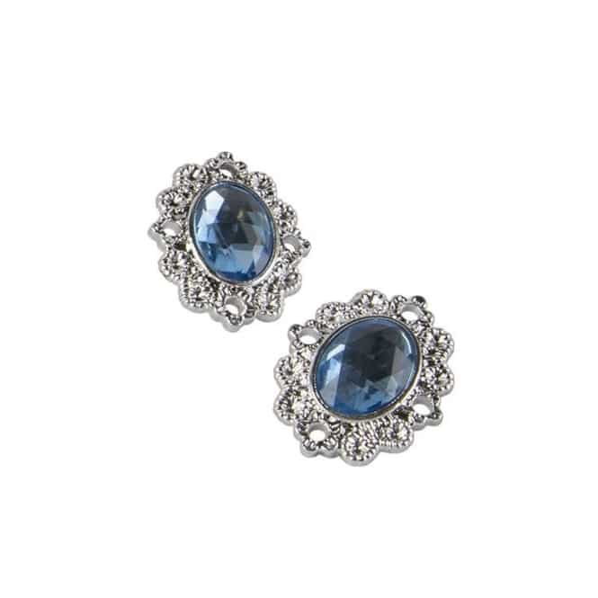 Prinzessinnenschmuck - Set - blau - 4-teilig