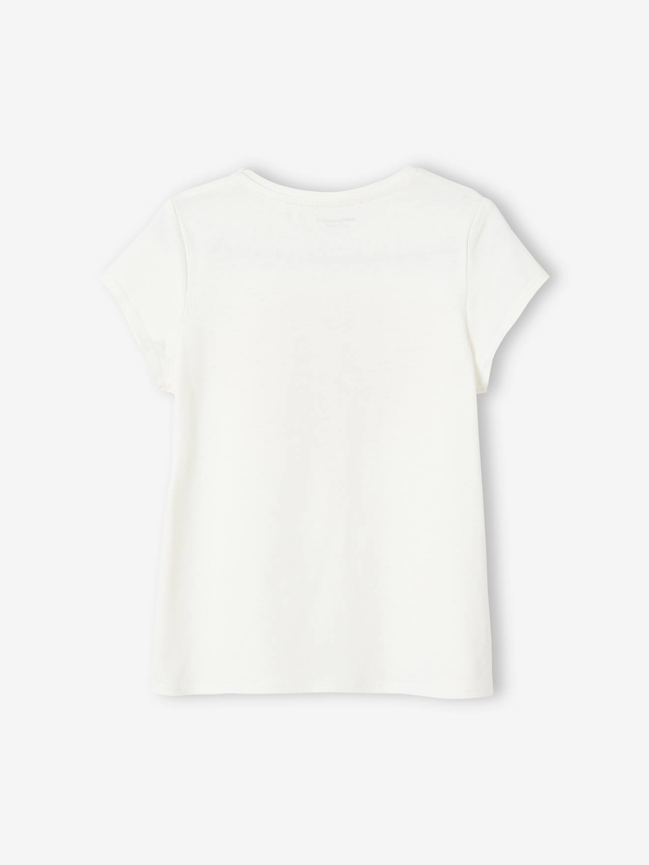 Camiseta com mensagem, para menina, verde pinho