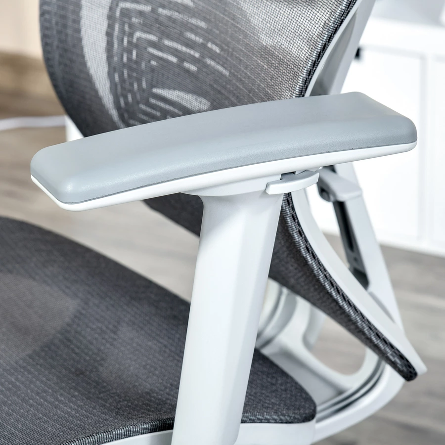 Vinsetto Bürostuhl ergonomisch geformt, high-end gaslift Grau