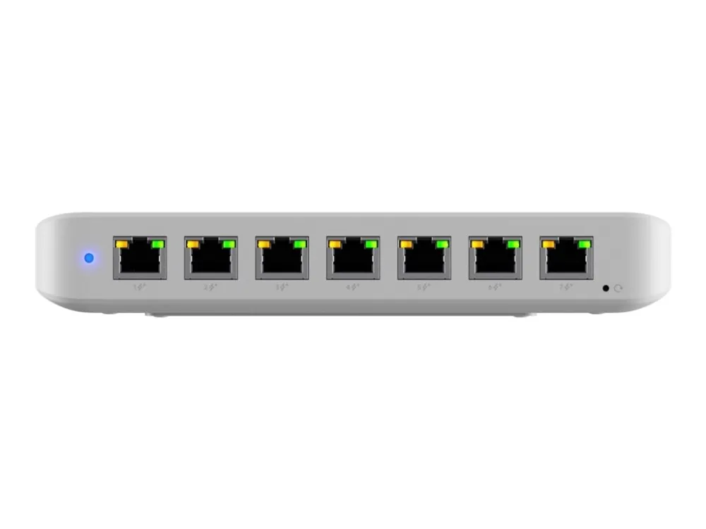 Ubiquiti UniFi Switch Ultra 60W - Switch - Administreret - 7 x 10/100/1000 (PoE )   1 x 10/100/1000 (PoE  ) - desktop, væg-monterbar - PoE   (52 W) - AC