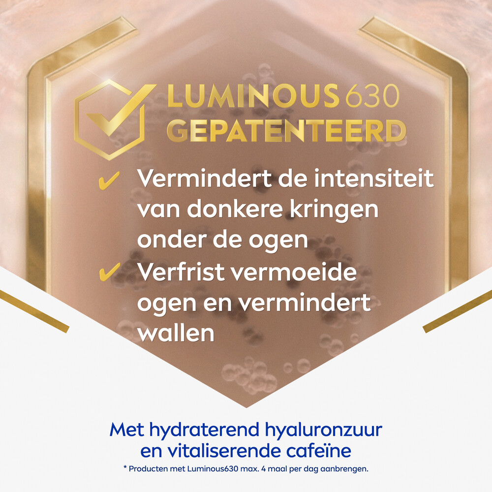 3x Nivea Oogcontourcrème Luminous 63015 ml