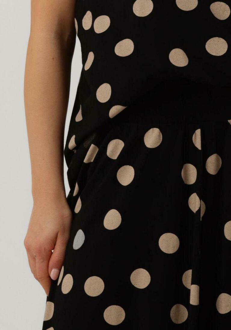 10DAYS zwarte 10days midirok skirt polka dot