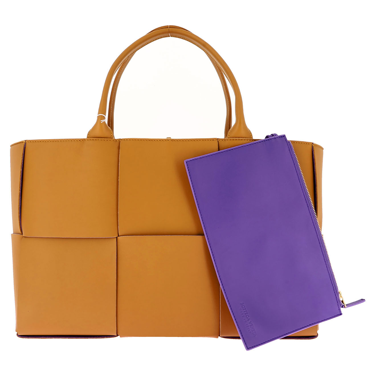 Bottega Veneta Sac à main Arco Tote Medium en Cuir camel - Neuf avec étiquette - L.38 cm