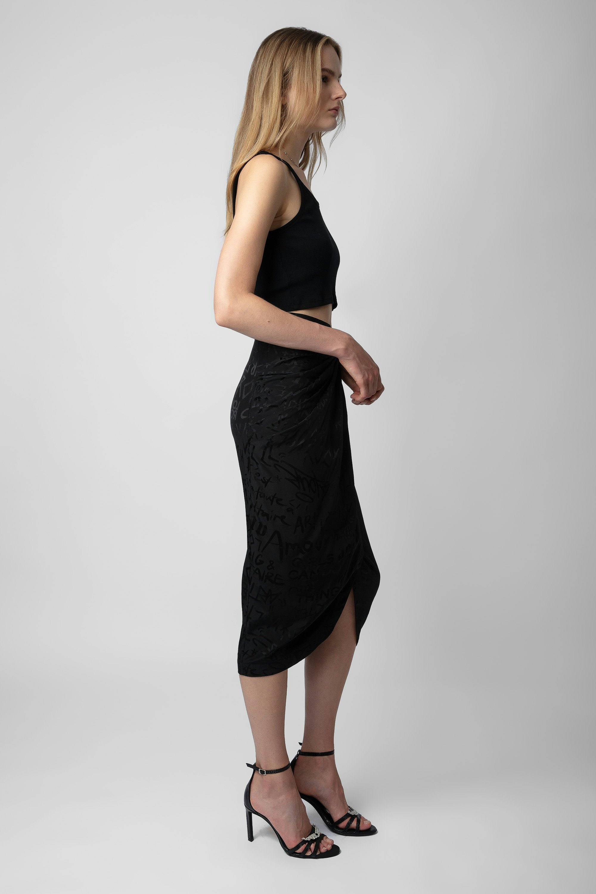 Jupe Jamelia Soie Jacquard