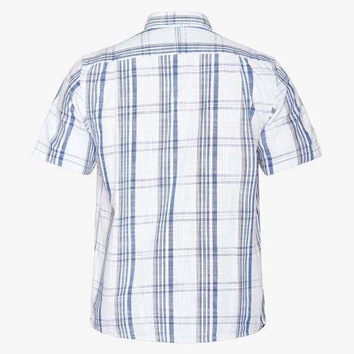 Signal Teis Check Slub Skjorte, Air Blue, XXL