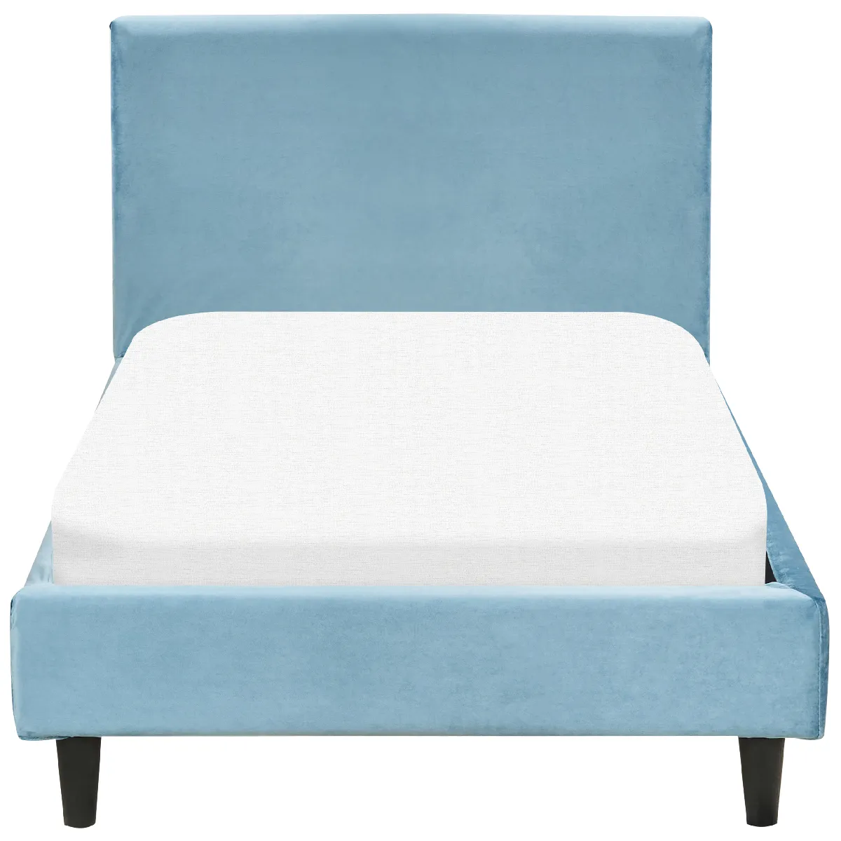 Beliani FITOU 90x200 - Bleu clair