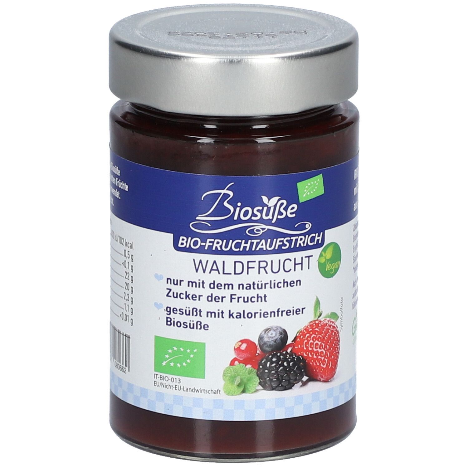 BIOSÜSSE Bio-Fruchtaufstrich Waldfrucht