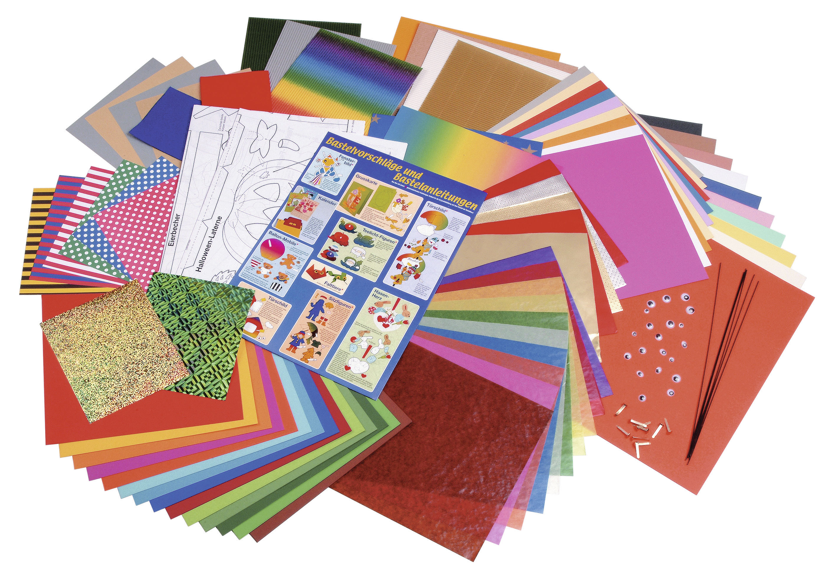 folia Jumbo-Bastelbox, 107-teilig