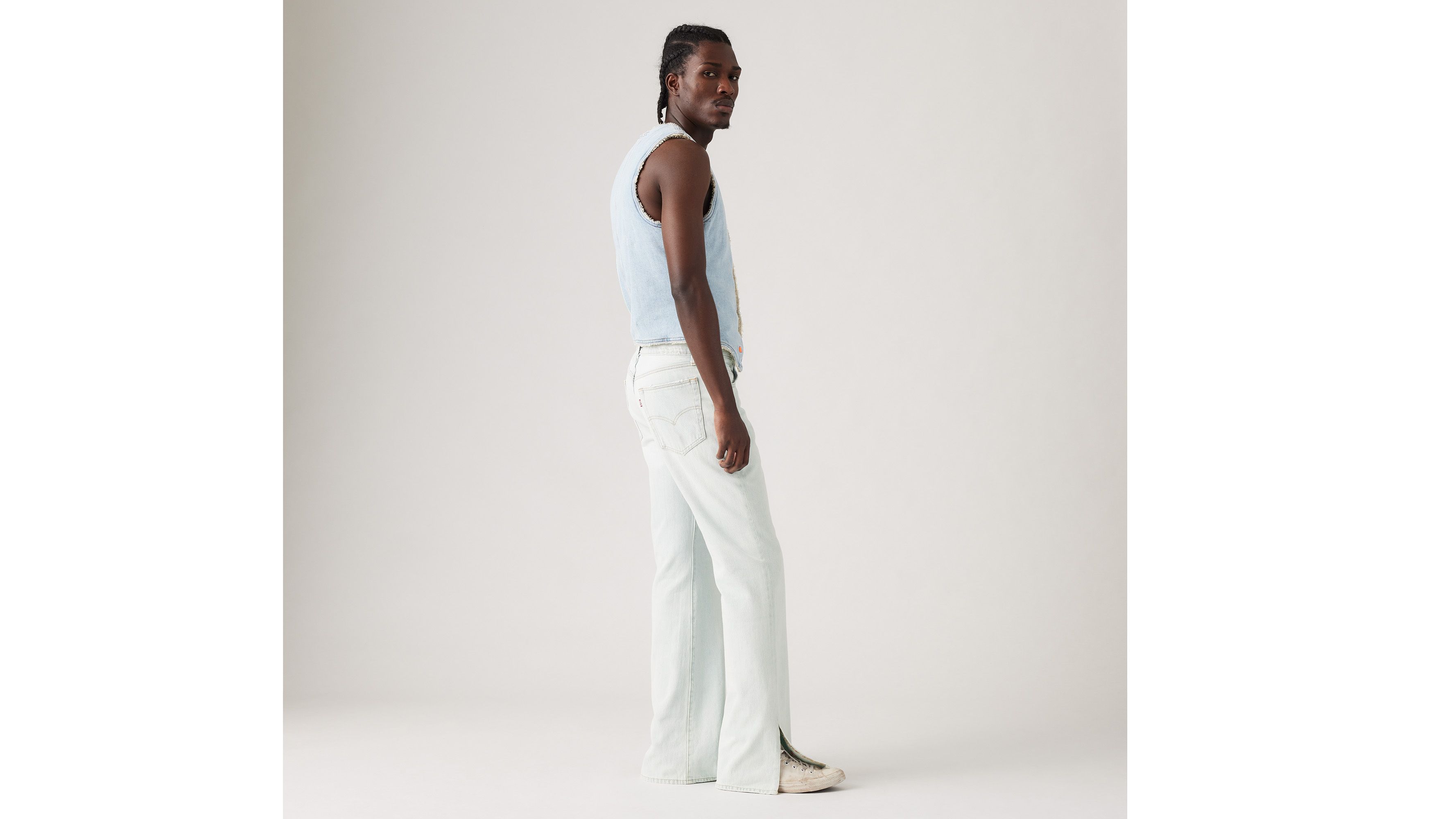 Levi's® x ERL Jean Bootcut - Light Indigo - Bleu
