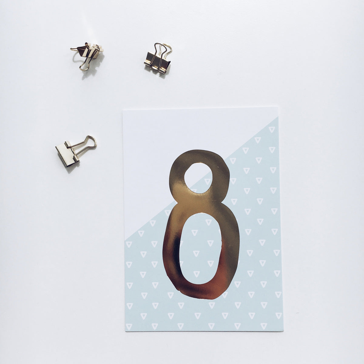 Postkarte „8