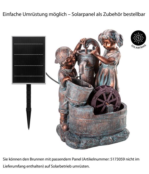 Dehner Polyresin-Gartenbrunnen Lea und Leon,