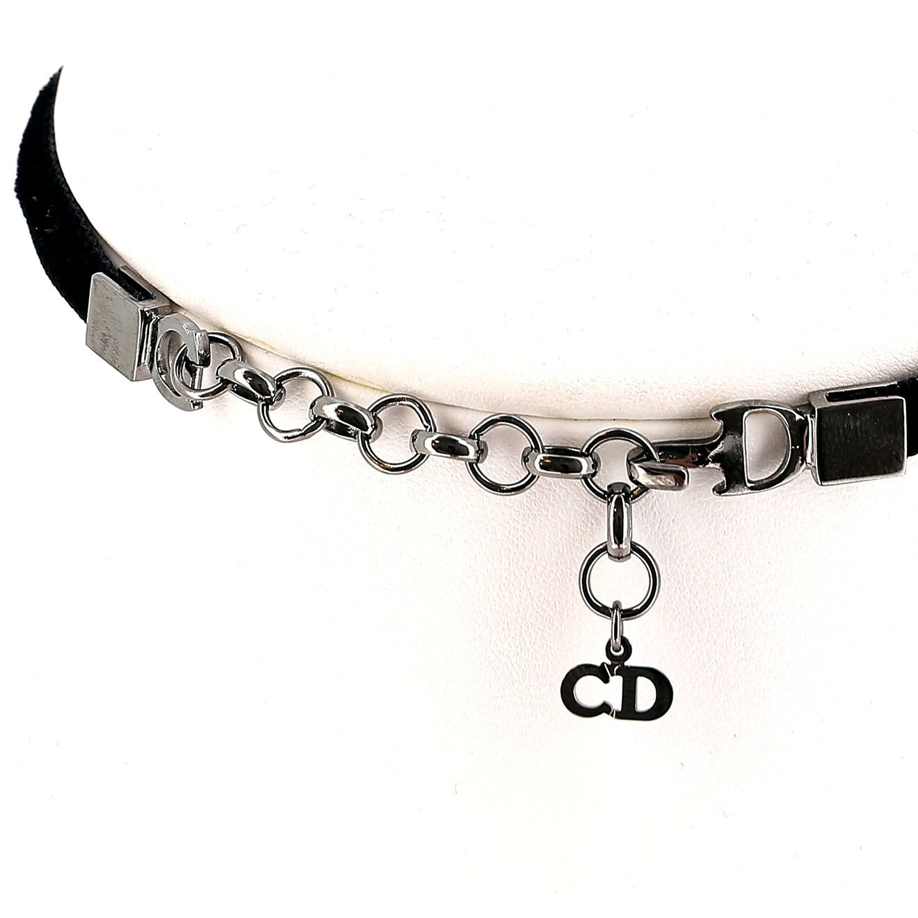 Dior Collier en Tissu noir - Neuf sans étiquette