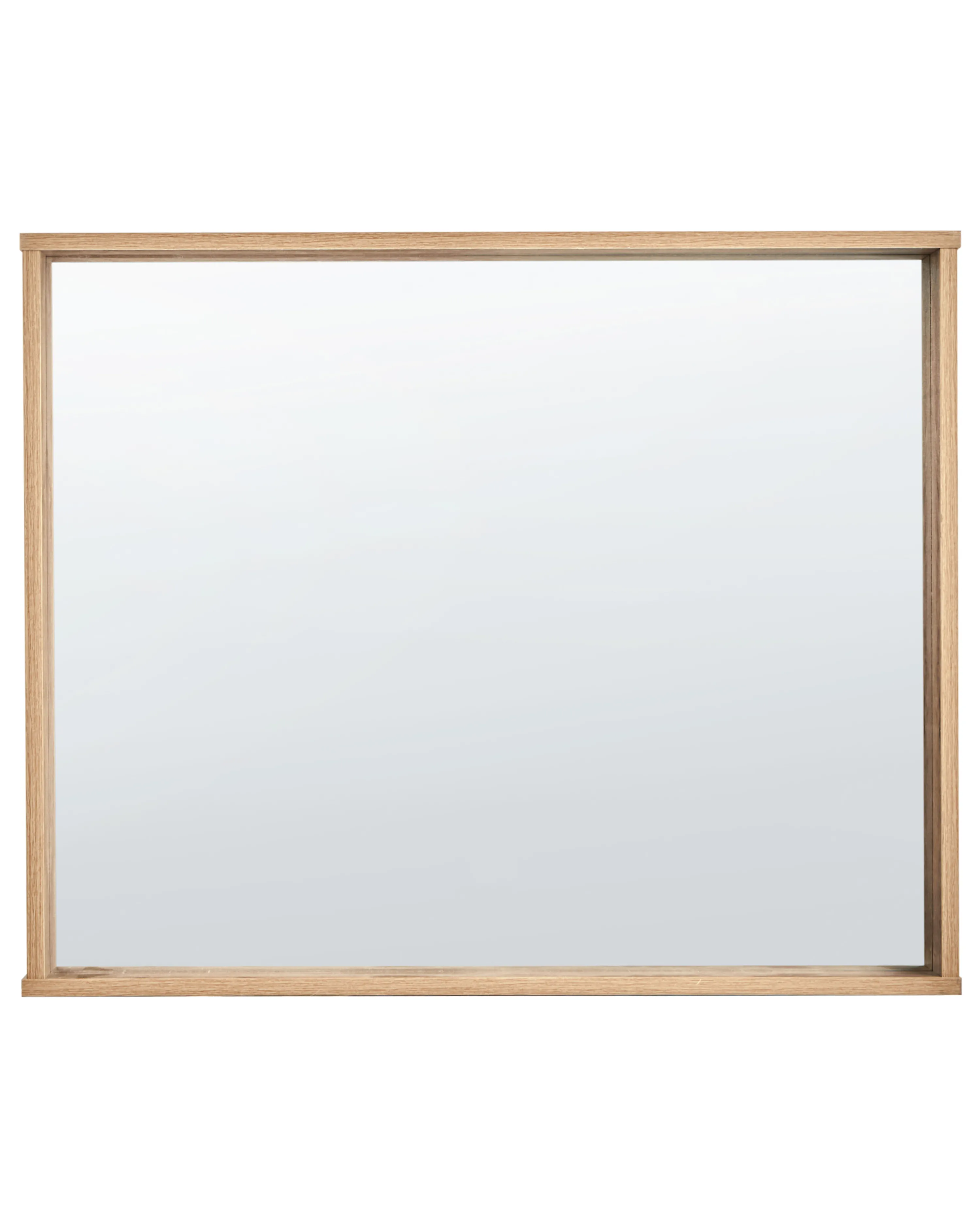 Wandspiegel ROSELL 80 cm 65 cm Lichtbruin