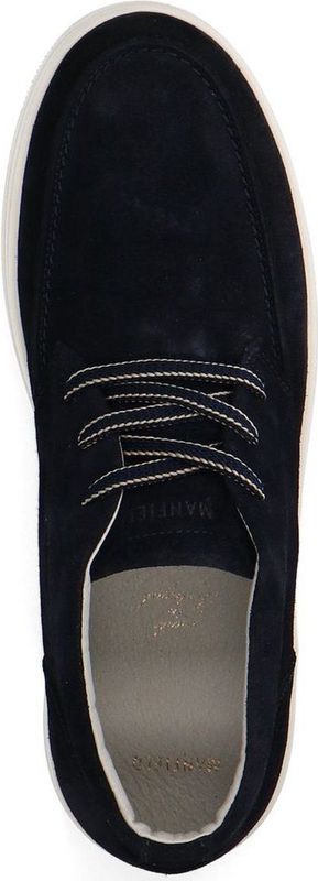 Manfield - Veterboots - Donkerblauw - Suède