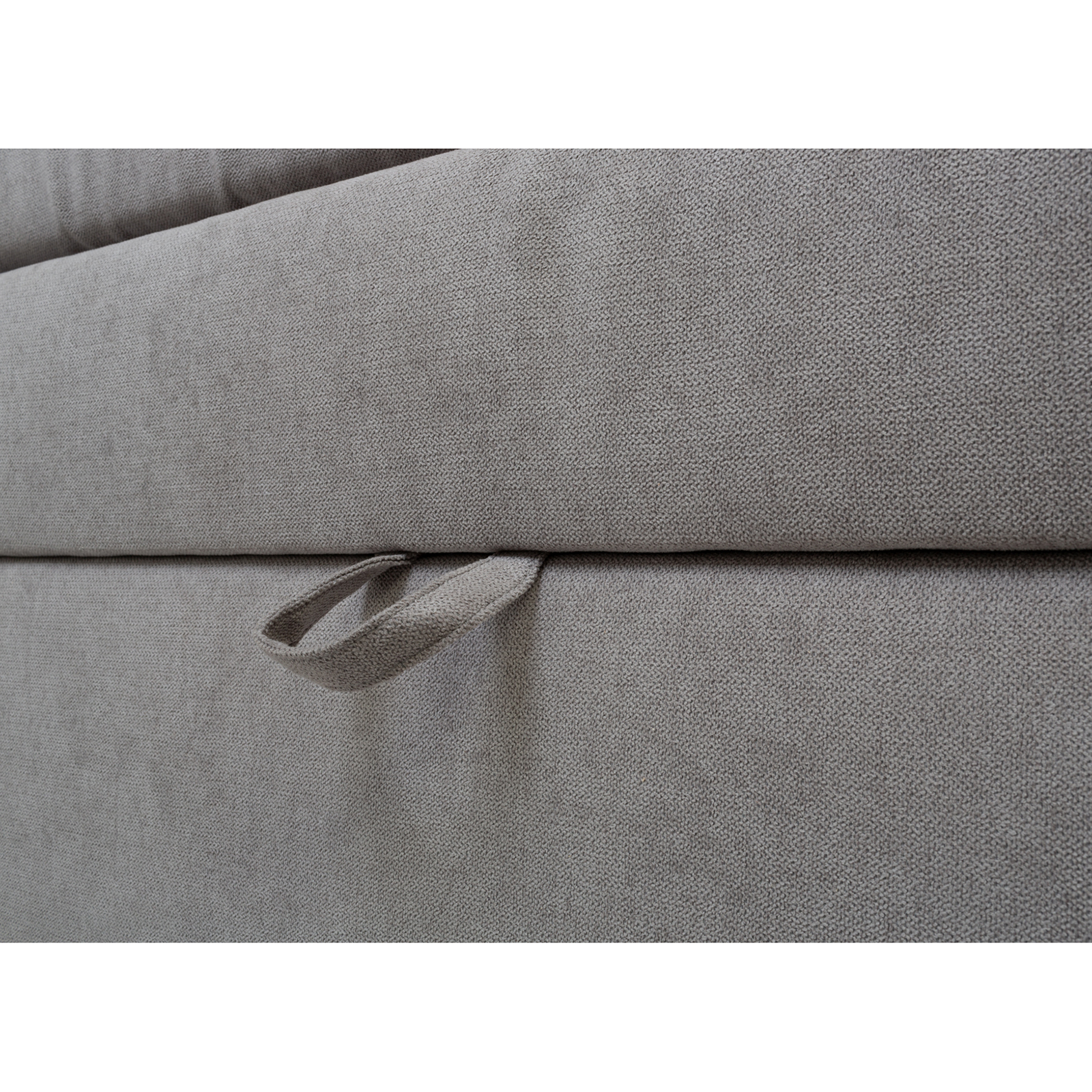Boxspringbett - grau - H3 - Bettkasten - 120x200 cm