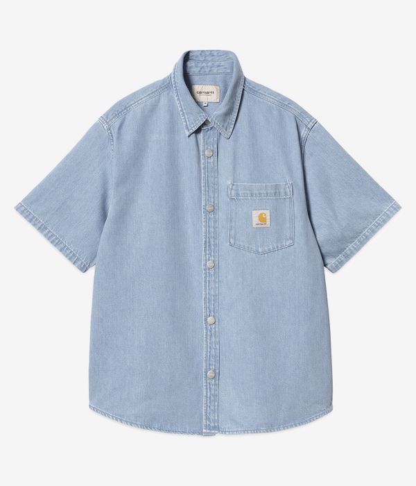 Carhartt WIP Ody Olympia Hemd (blue stone bleached)