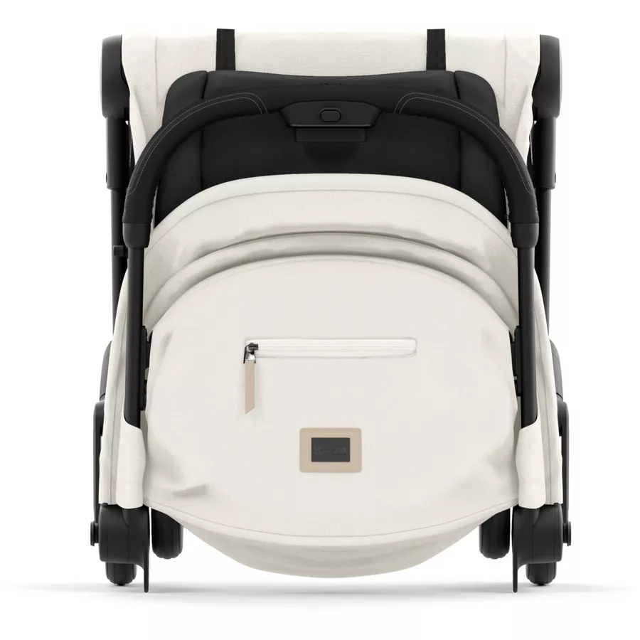 cybex PLATINUM Buggy Coya Matt Black Off White inklusve Babyschale Cloud T I-Size Plus Leaf Green  und Adapter