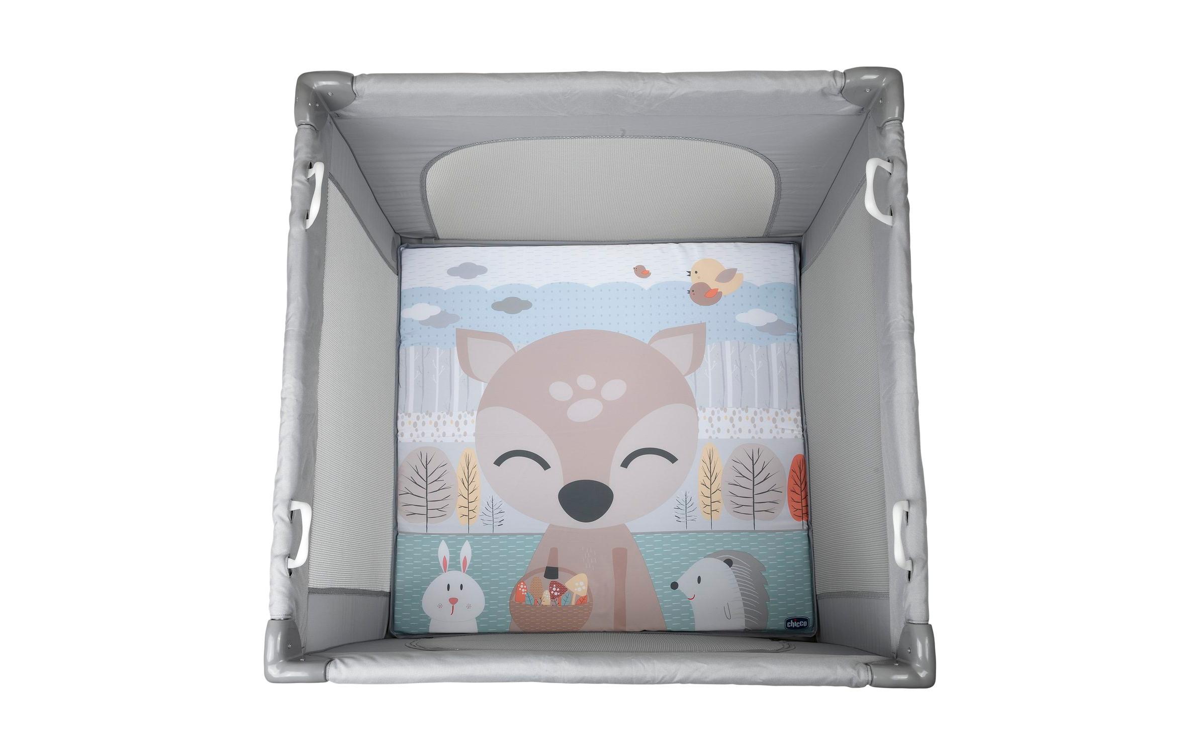 Laufgitter Open Fawn<br>Weicher und sicherer Laufstall