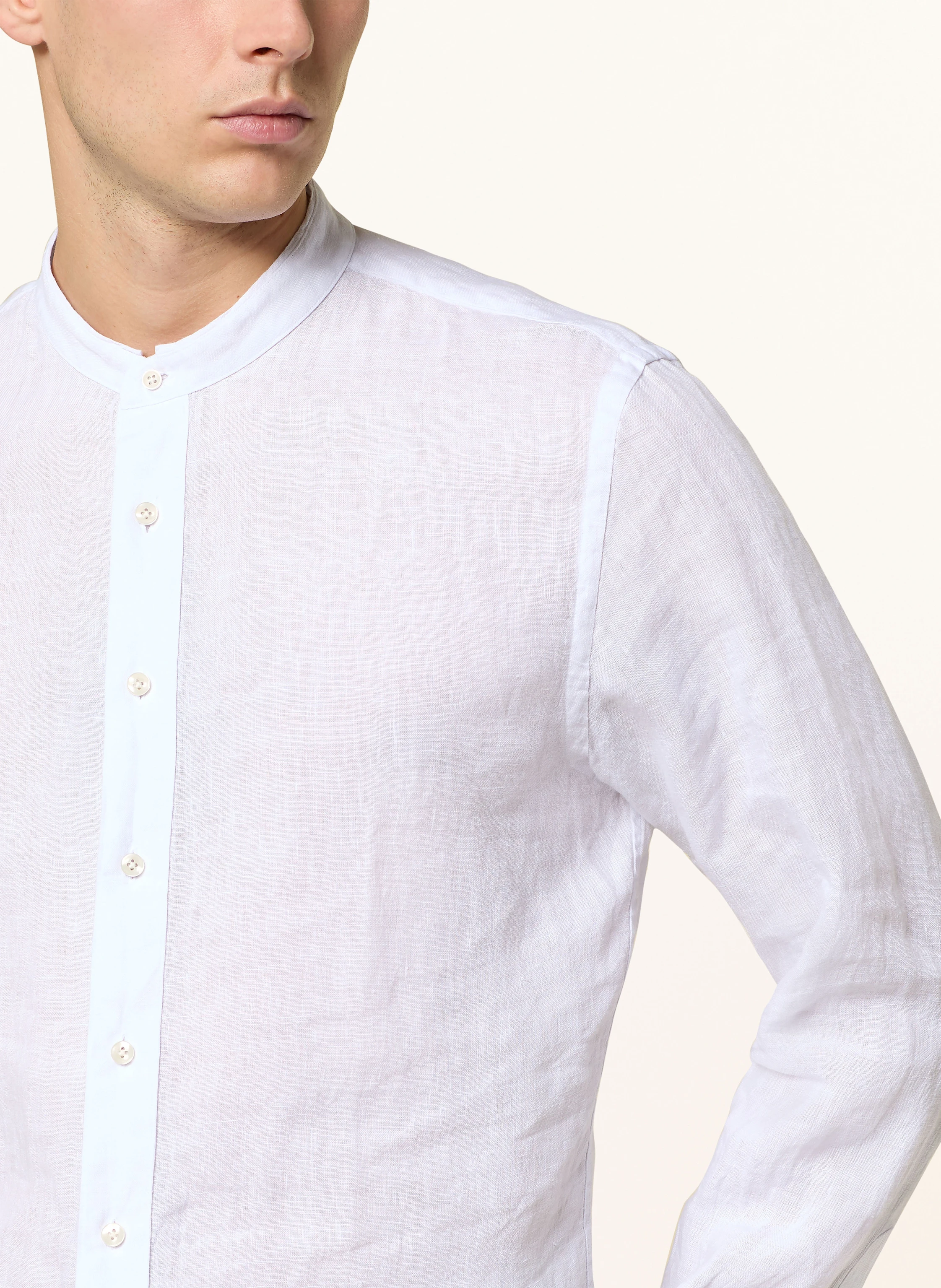PROFUOMO Leinenhemd Slim Fit