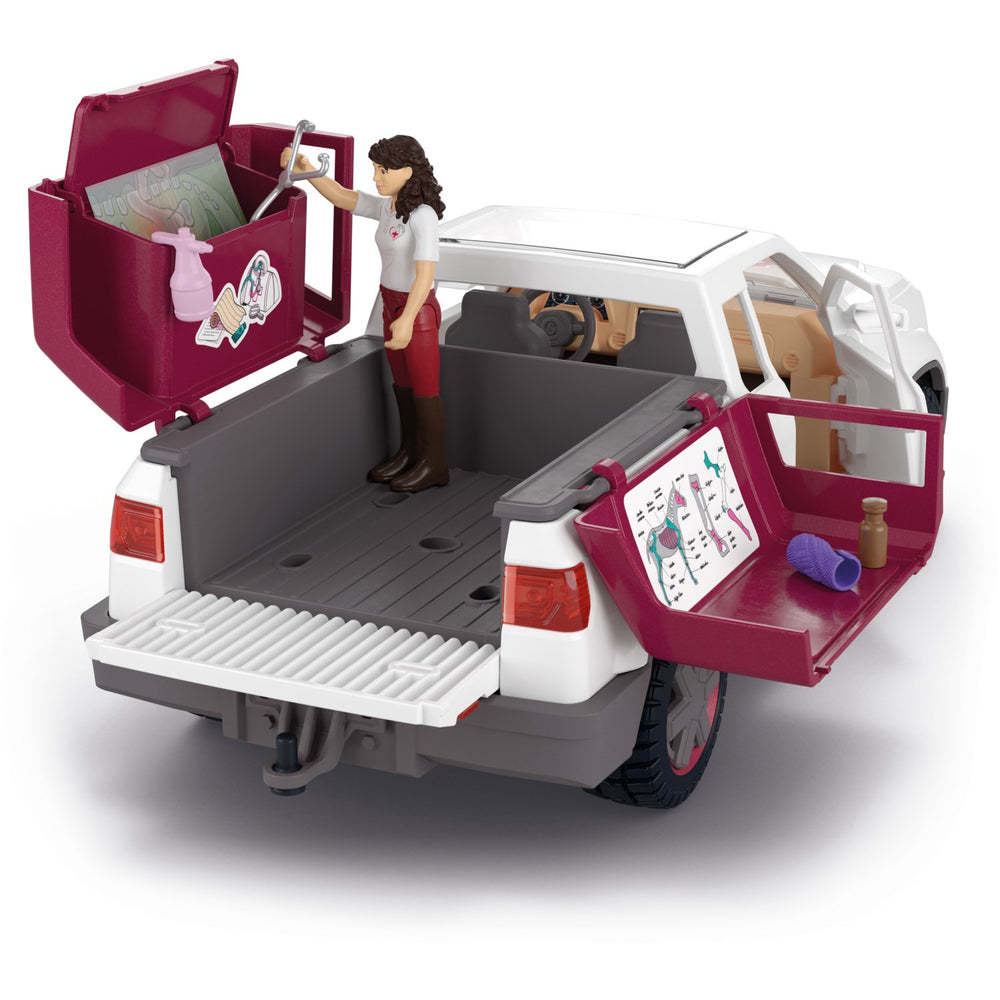 Køb Schleich Mobil Dyrlæge Med Trailer