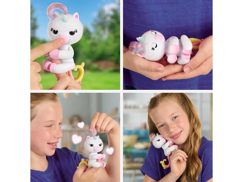 Wowwee Roboter Fingerlings Unicorn Lulu Lustiges und interaktives Einhorn