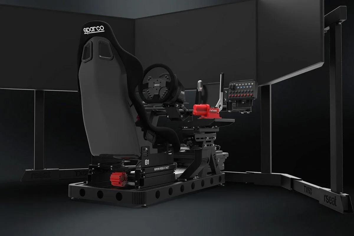 rSeat B1 Blanc Sièges simulation gaming