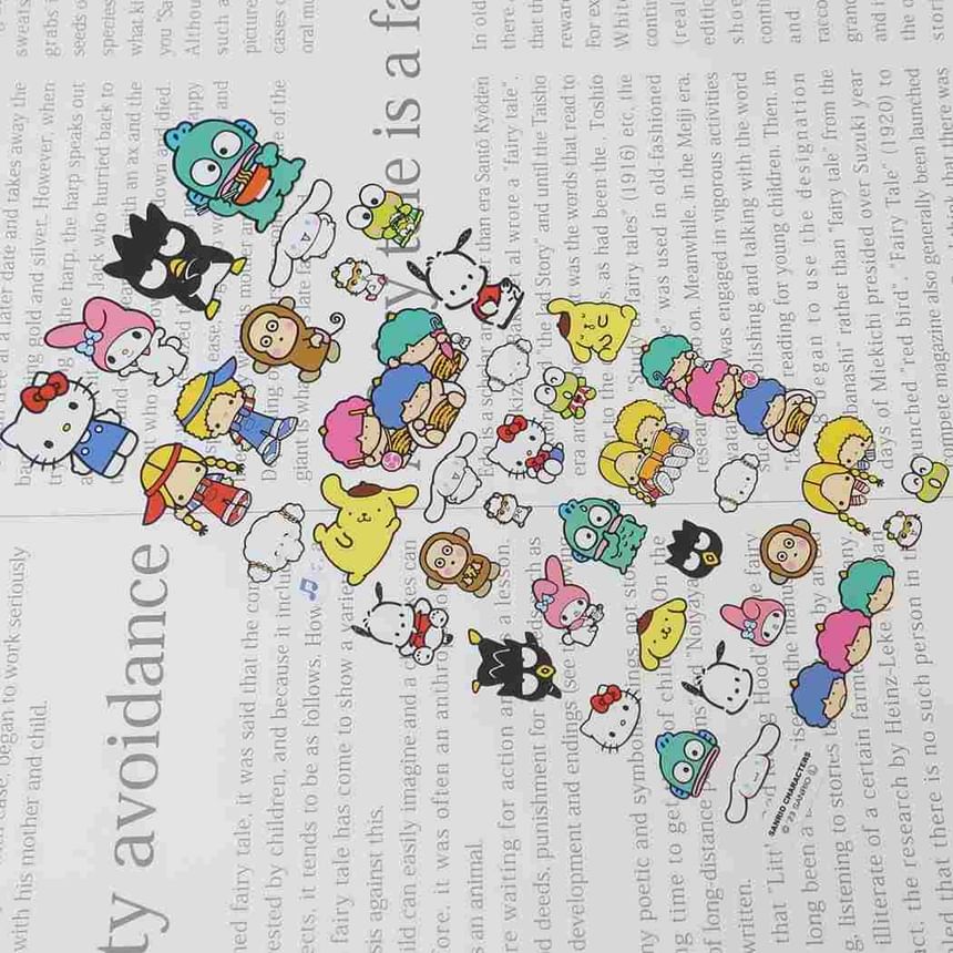 Kamio Japan - Sanrio Characters 4-formaat sticker