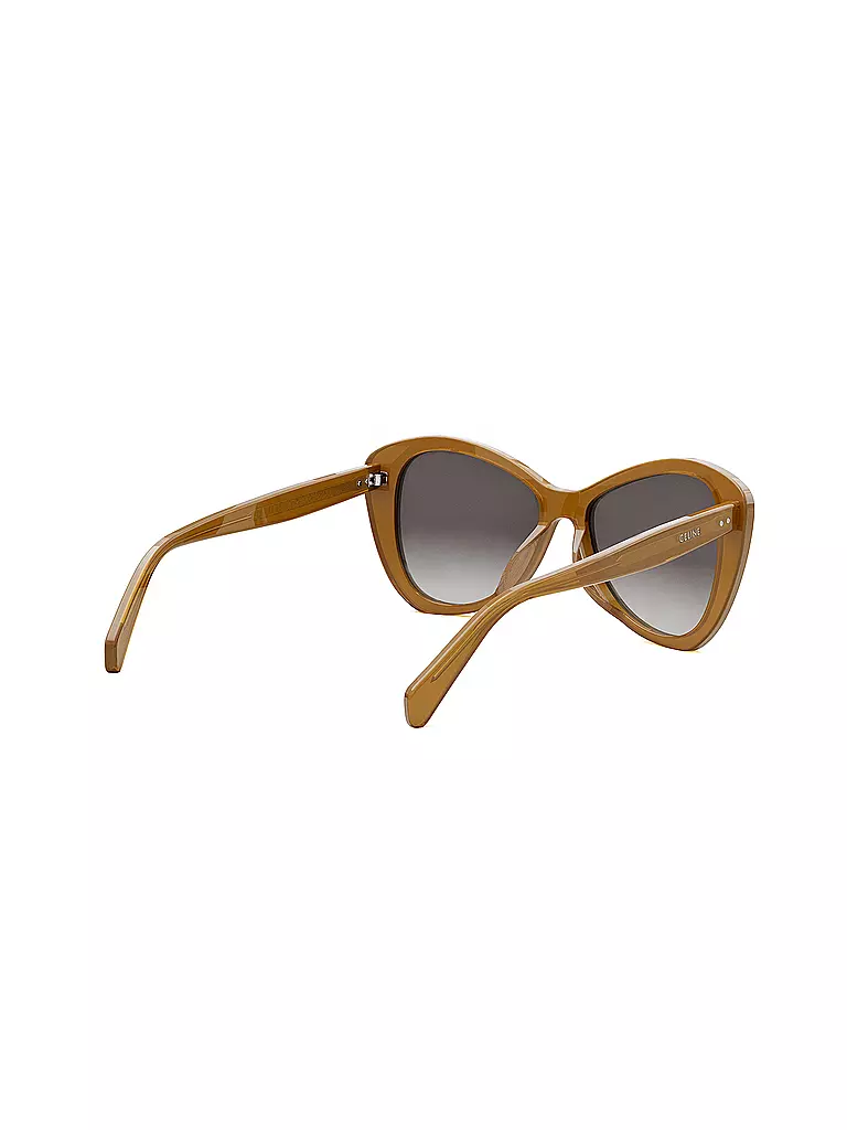 CELINE CELINE Thin gelbe Butterfly Sonnenbrille beige