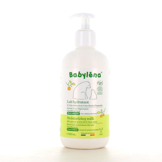 Babylena Lait hydratant bébé bio - Visage et corps