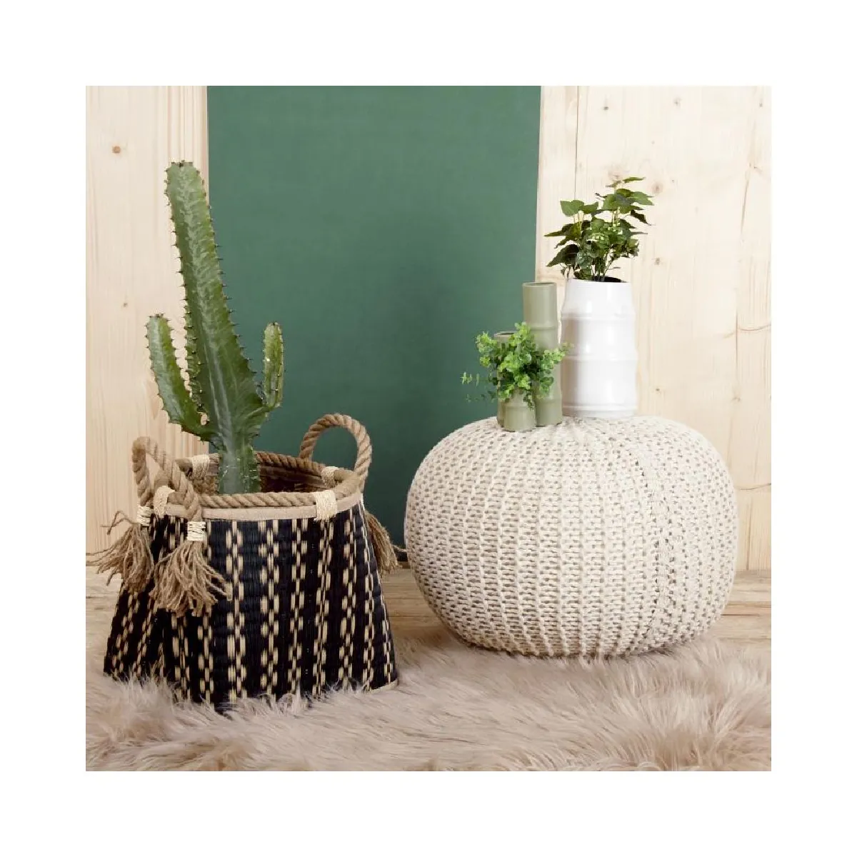 Aubry Gaspard Vase - Blanc