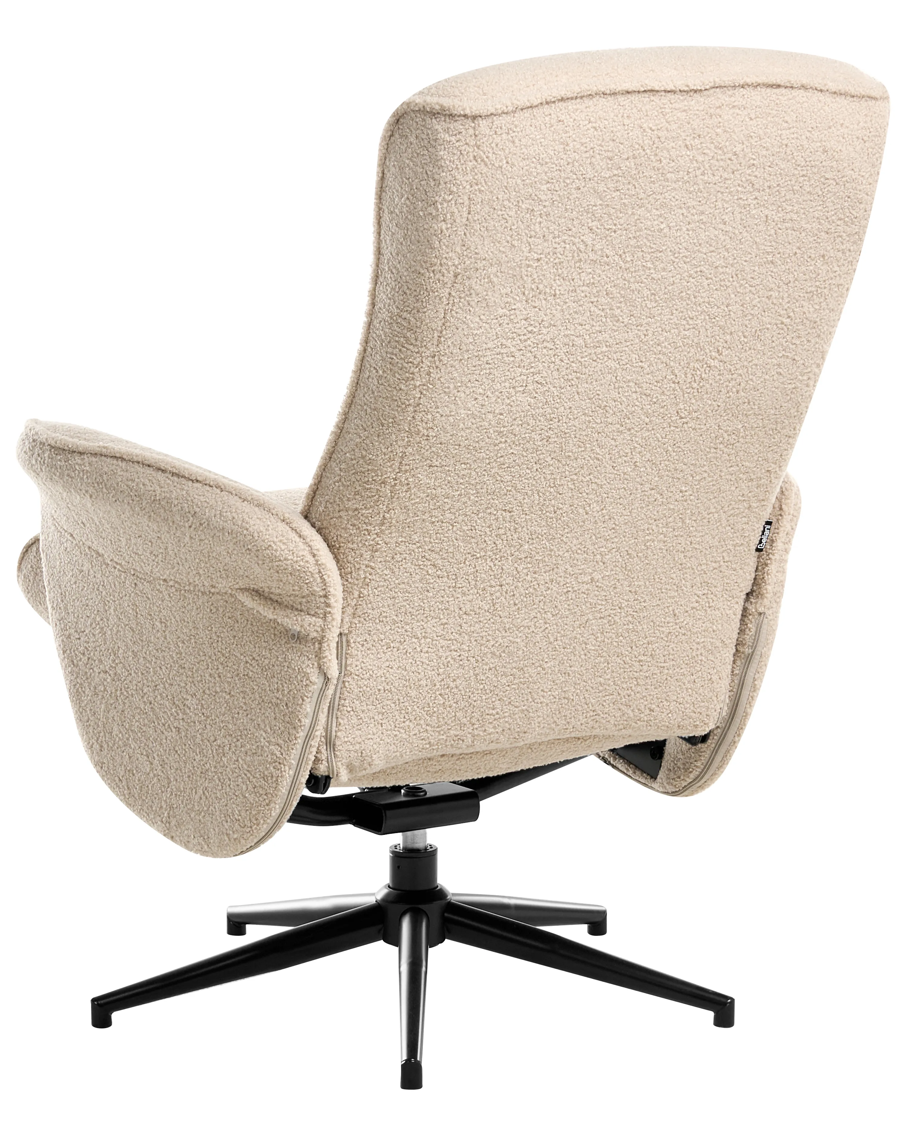 Relaxfauteuil JAPET Bouclé Beige
