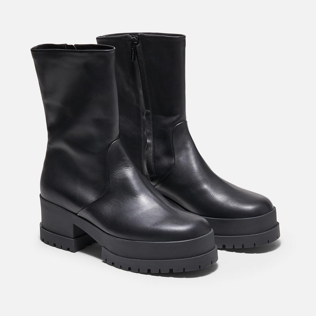 ANKLE BOOTS - WILMER ankle boots, calfskin black || OUTLET