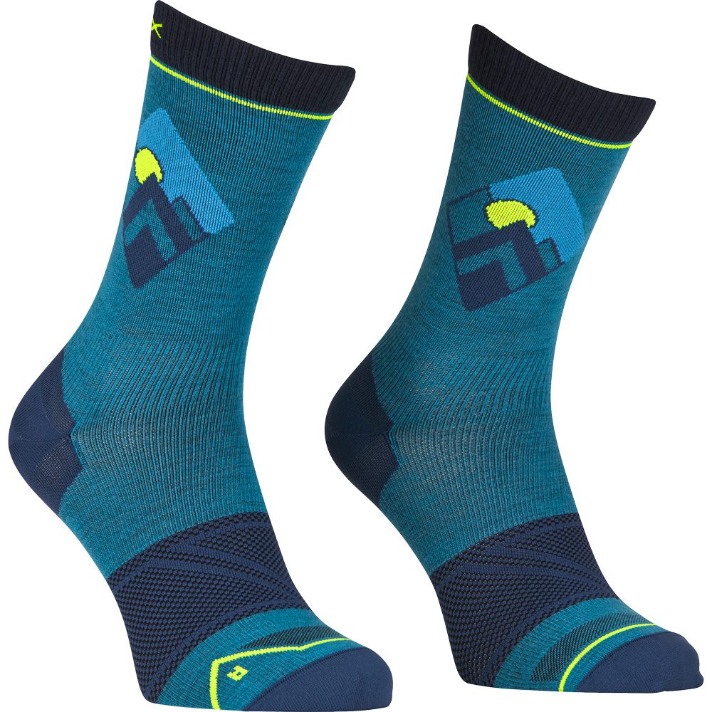 ORTOVOX Alpine Light Comp Mid Socken Herren mountain blue