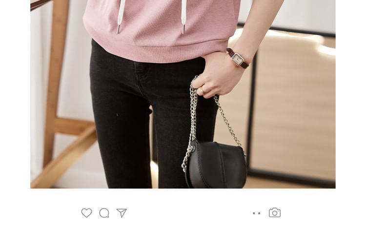 Jeonseon - Hoodie met lange mouwen en ronde hals, twee delen