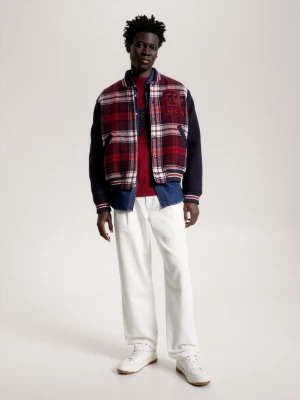 Jaqueta Bomber Varsity TH Monogram Tartan