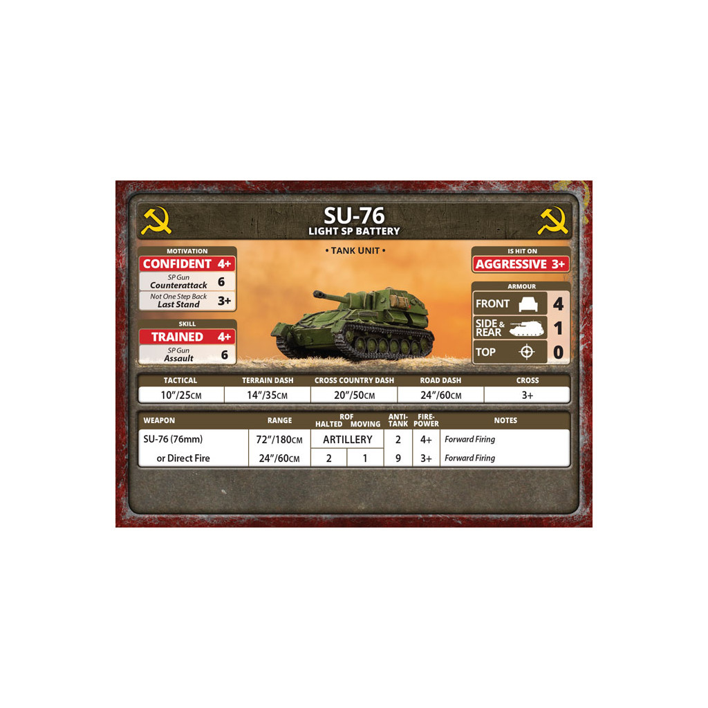 Flames of War - SU-76 Light SP Battery
