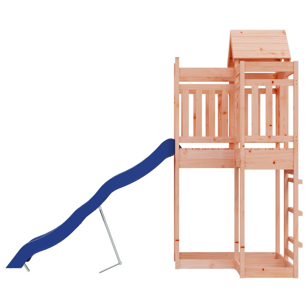 Aire de jeux d'extérieur balançoires toboggan portiques robuste jeux jardin 107 x 292 x 238 cm bois massif de douglas 02_0004