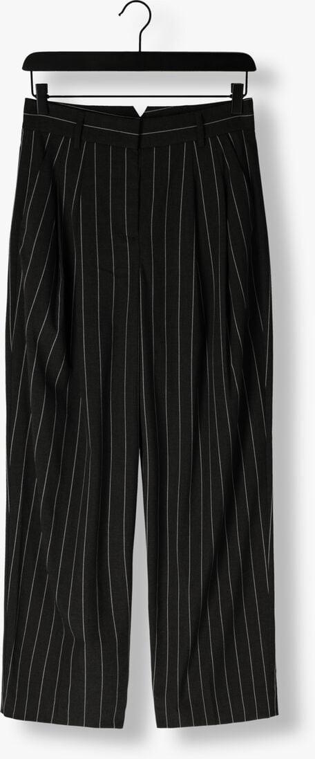grijze co'couture pantalon prescilla pin pleat long pant