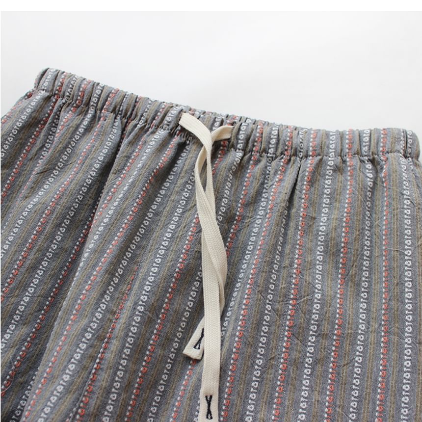 Dogini - Bijpassende gestreepte pyjamabroek voor koppels (verschillende ontwerpen)