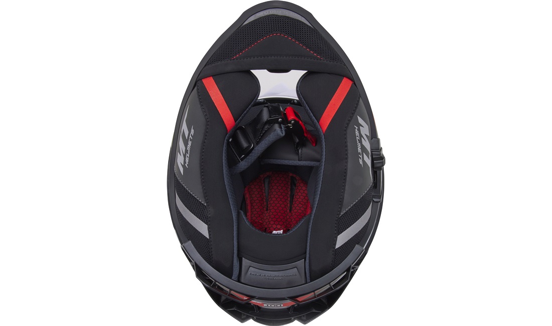 Styrthjelm fullface MT Thunder 4 SV Exeo B5 mat antracit/rød str. XL
