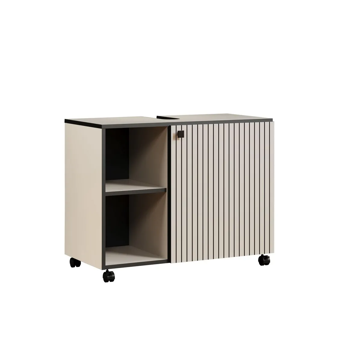 EPIKASA Meuble sous Lavabo Pure Gris