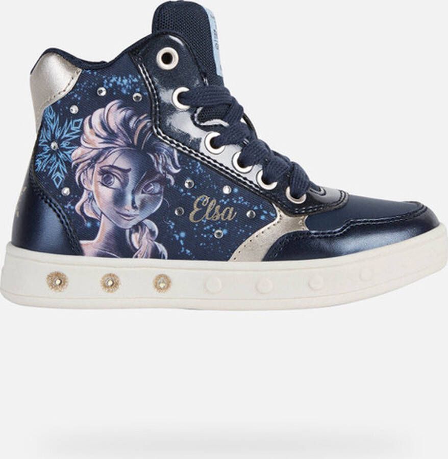 Geox Hoge sportschoenen voor Skylin Blauw
