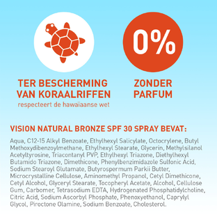 Vision Natural Bronze SPF30 180ML