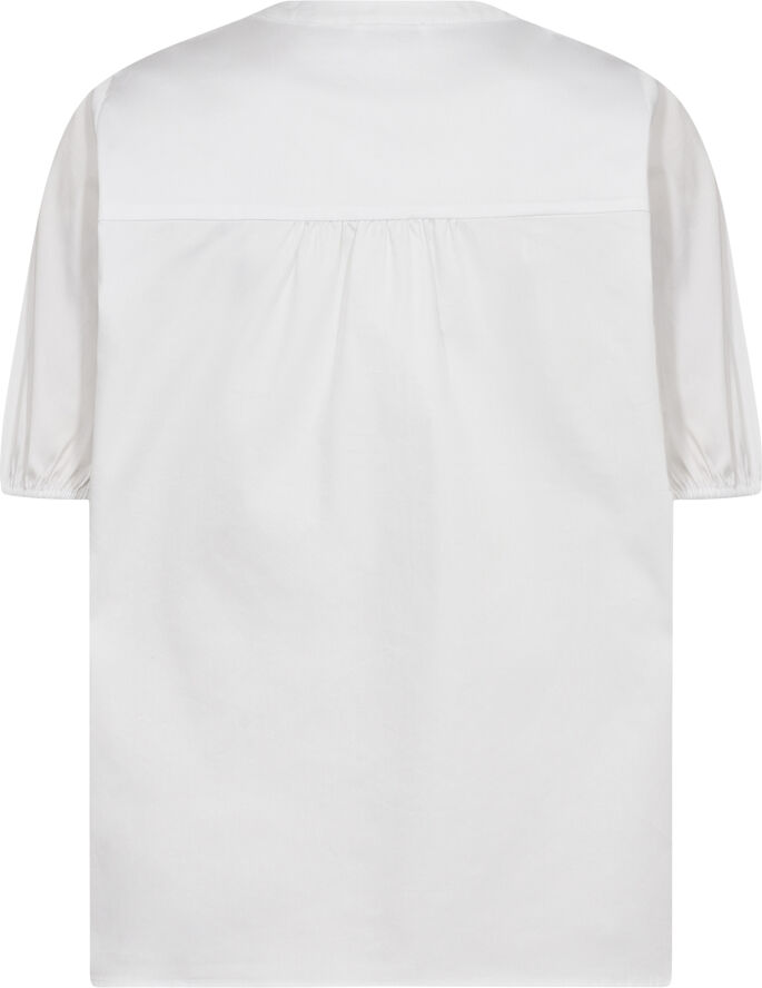 Levete room LR-ISLA SOLID 111 Bluse Hvid L100 hvid