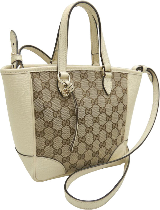 Gucci Vintage Gucci Crossbody Bag Beige