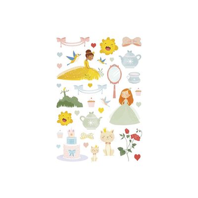 Maildor - 6 feuilles gommettes princesses